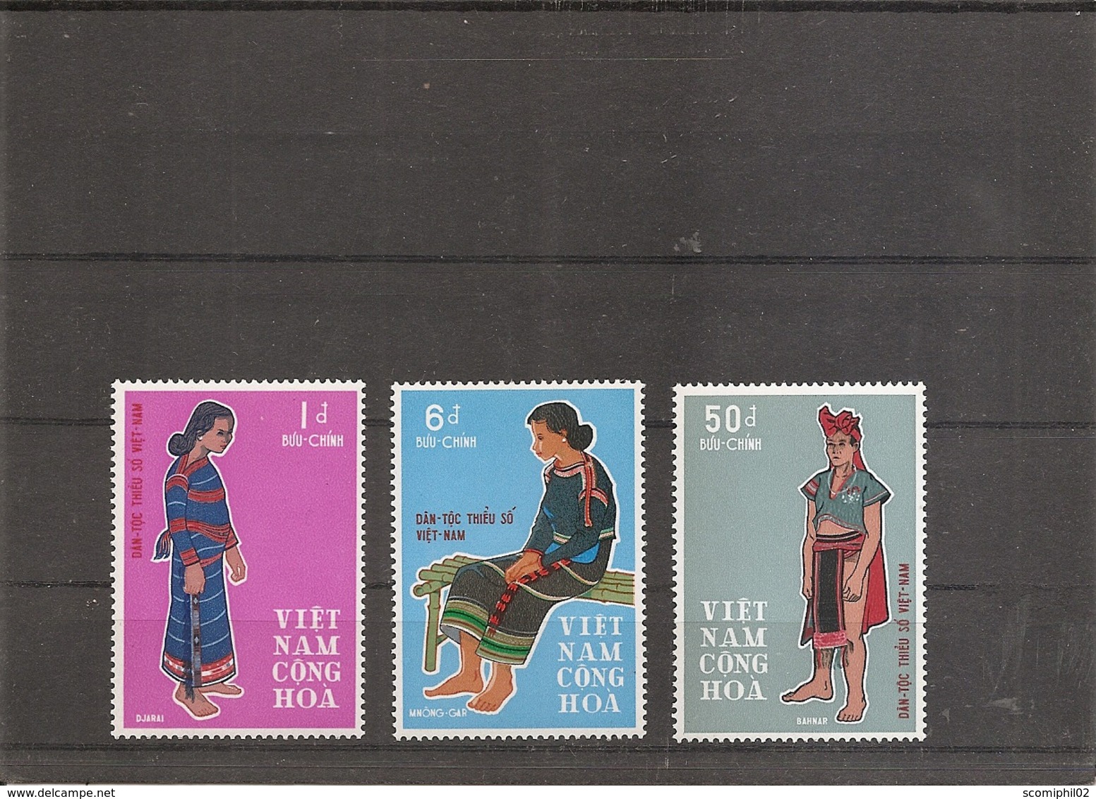 Vietnam Du Sud - Costumes  ( 365/367 XXX -MNH) - Viêt-Nam