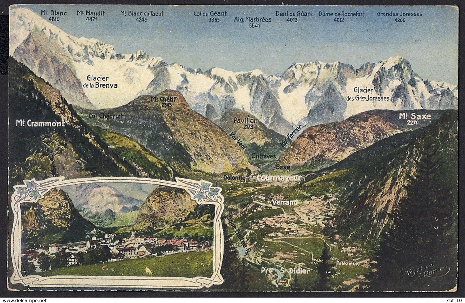 Italy 1928 - Postcard Courmayeur - Altri & Non Classificati