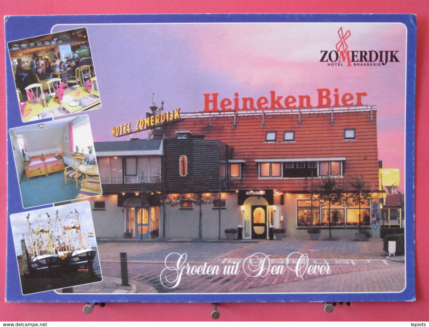 Visuel Très Peu Courant - Pays Bas - Den Oever - Hotel Restaurant De Haan - Hotel Zomerdijk Brasserie Dirk - Recto Verso - Den Oever (& Afsluitdijk)