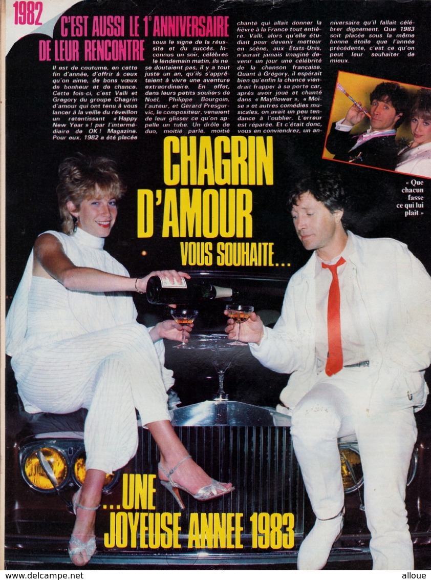 OK ! N° 363 12-1982 - ROLLING STONES - CHAGRIN D'AMOUR - MICHEL SARDOU - - Musique