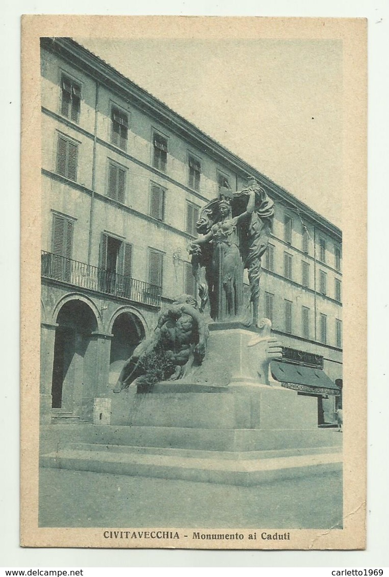 CIVITAVECCHIA - MONUMENTO AI CADUTI  -  VIAGGIATA FP - Civitavecchia