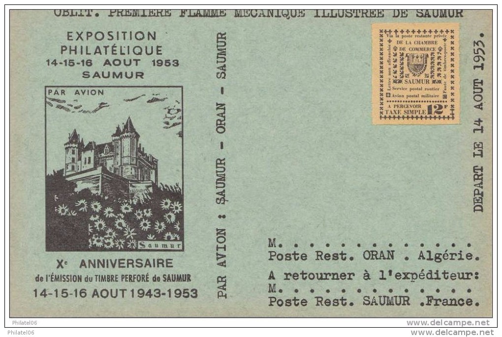 FRANCE  GREVE DE SAUMUR  1953 - Other & Unclassified