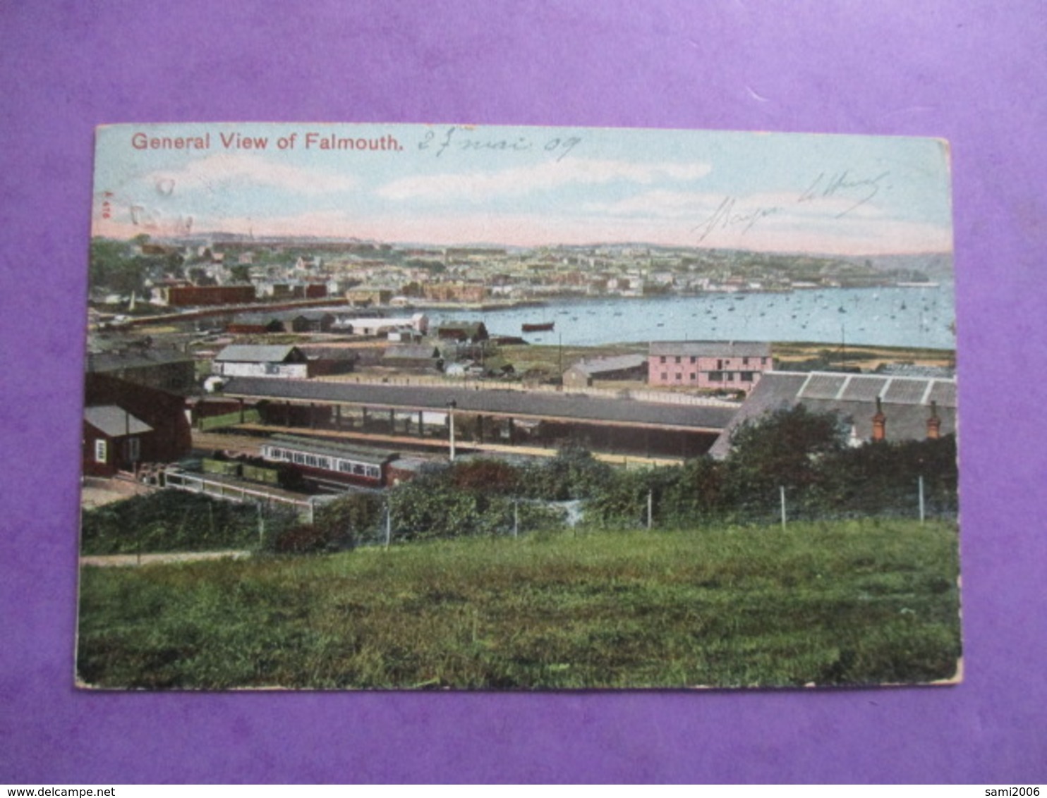 CPA ROYAUME UNI GENERAL VIEW OF FALMOUTH - Falmouth