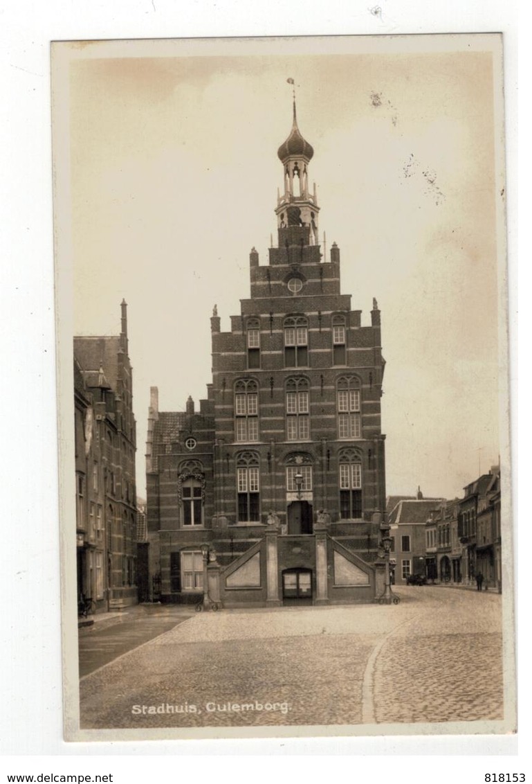 Culemborg  Stadhuis 1930 Uitg.:A H Van Dam,Culdenborg Nr.0785 - Culemborg