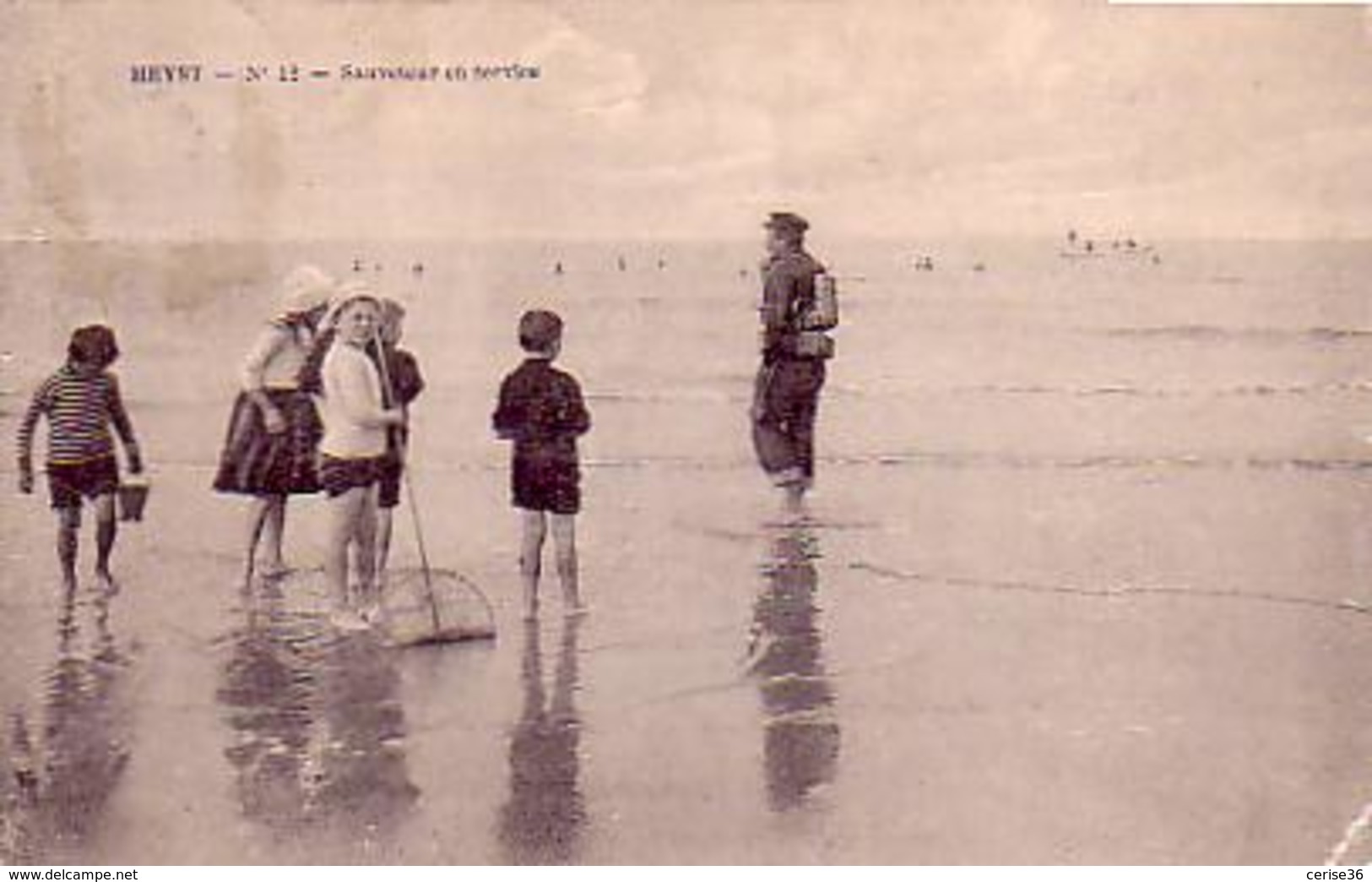 Heyst Sauveteur En Service Circulée En 1914 - Heist