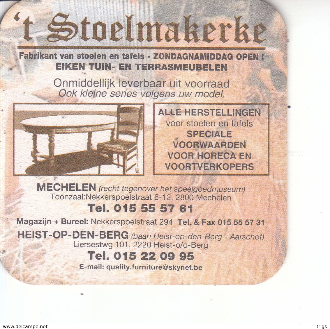 mats - RECLAME - Stoelmakerke