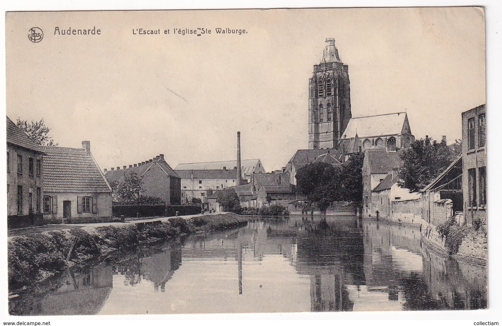 AUDENARDE - L'Escaut Et L'église Ste Walburge - Oudenaarde