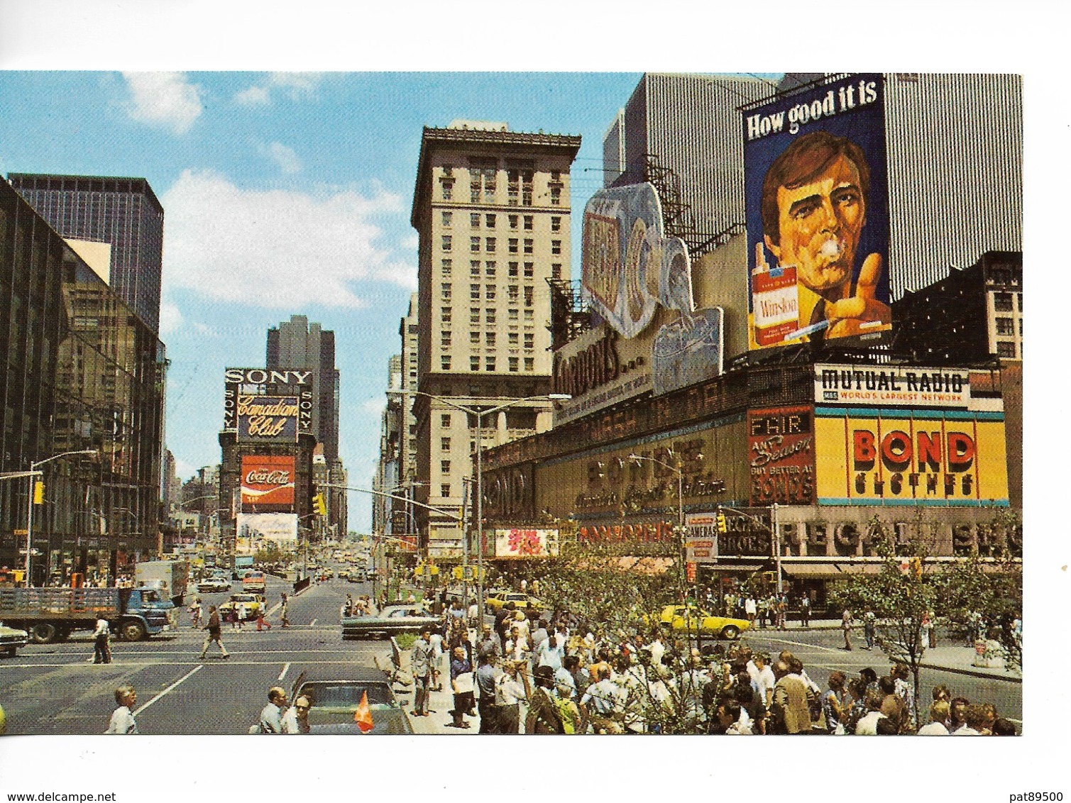 NEW YORK CITY/ Fameux TIME Square  / Petite CPA N° 616 NEUVE / TBE / - Time Square
