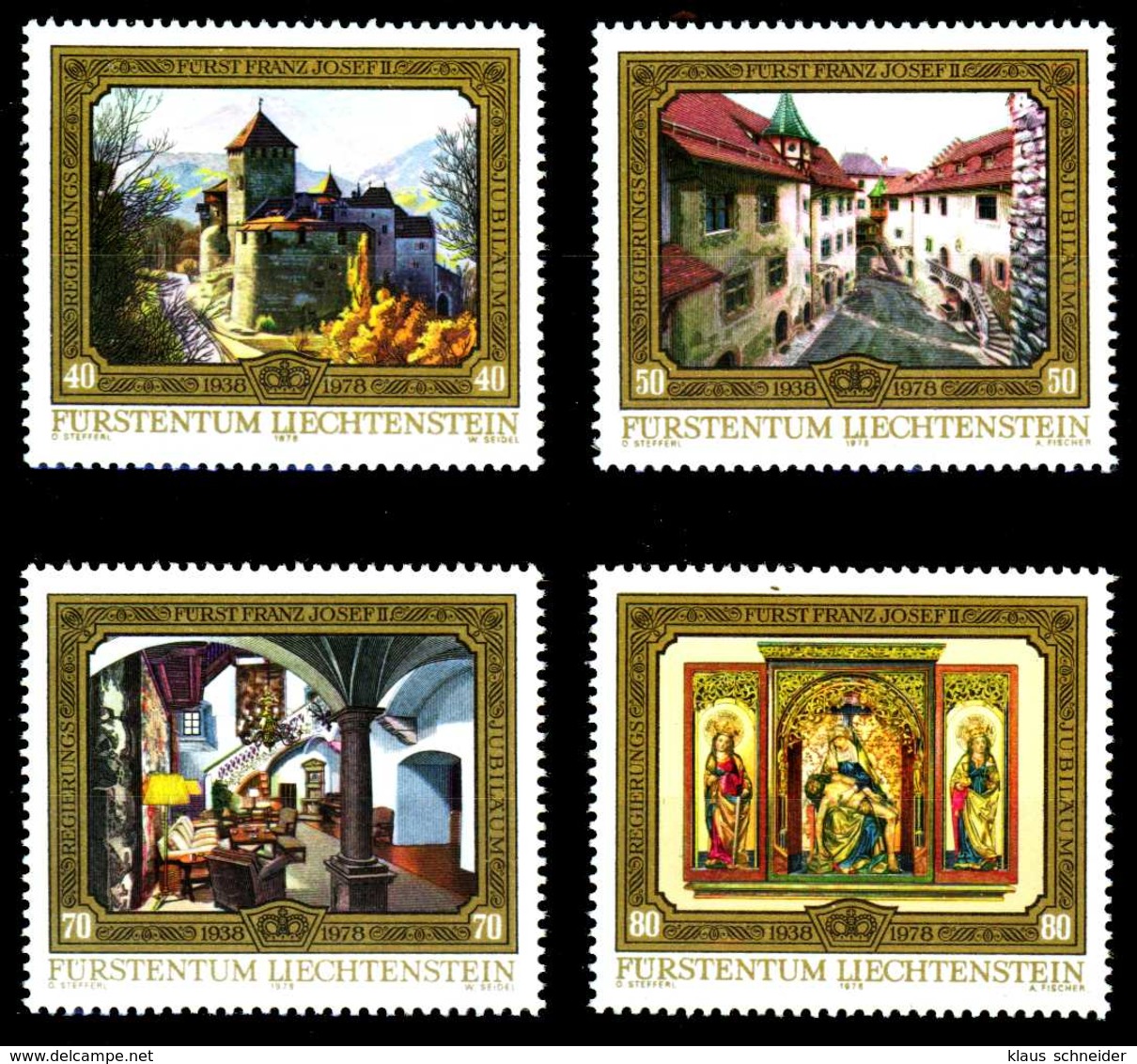 LIECHTENSTEIN 1978 Nr 706-709 Postfrisch SB45F8E - Unused Stamps