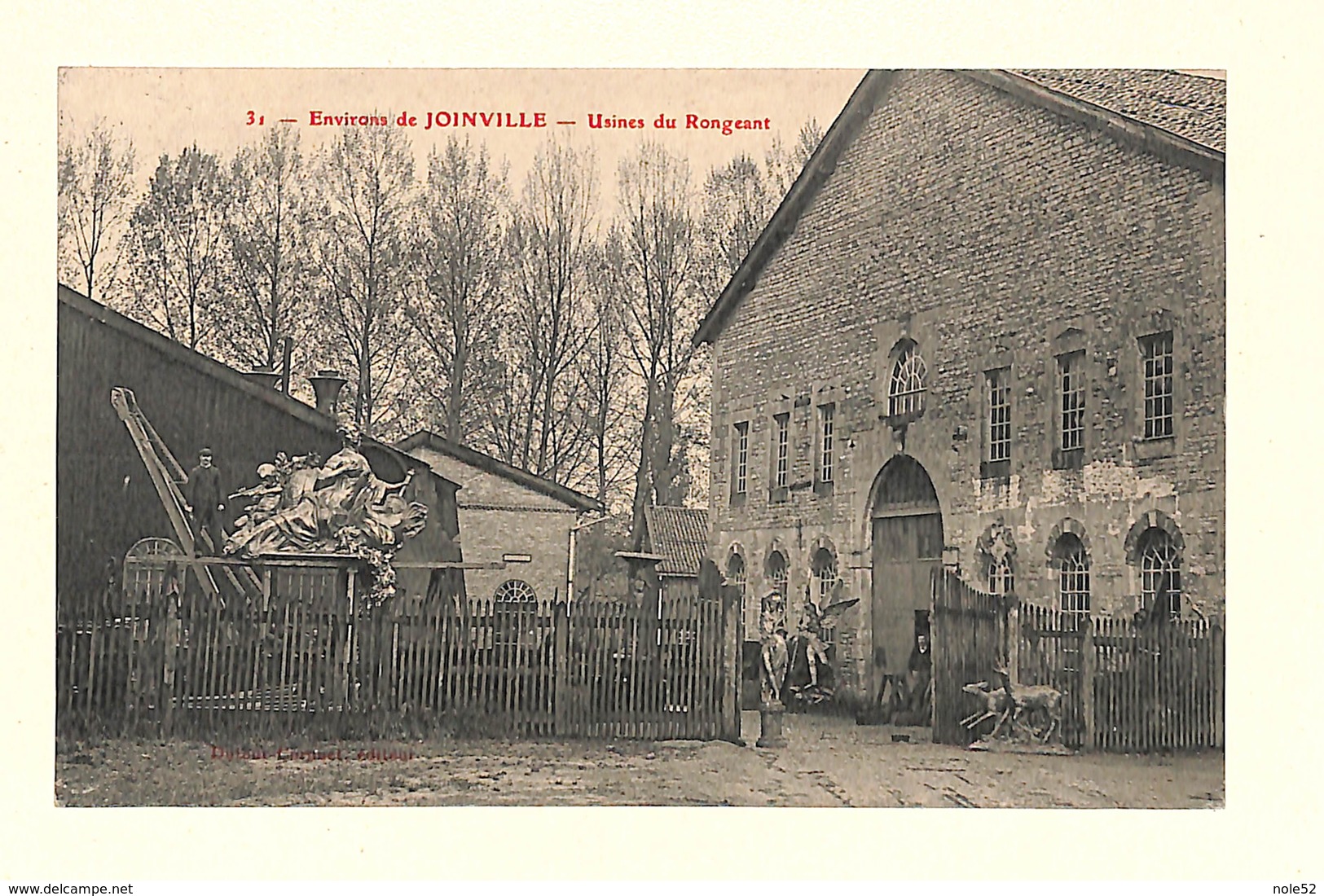 52 - Environs De JOINVILLE - Usines Du Rongeant - TBE - RARE ,#52/007 - Joinville