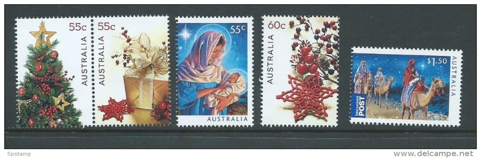 Australia 2011 Christmas Set Of 5 MNH - Mint Stamps