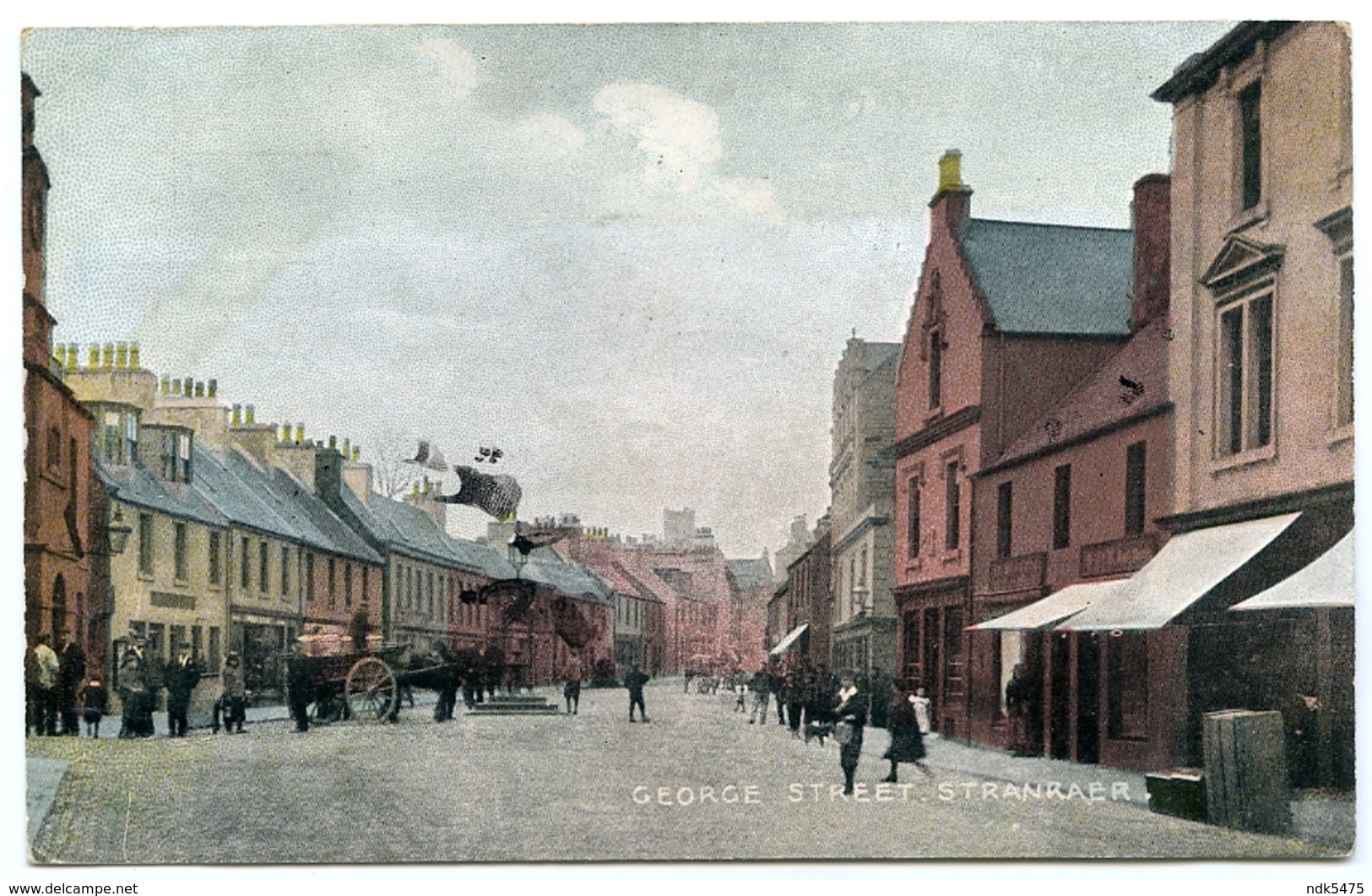 STRANRAER : GEORGE STREET / ADDRESS - LONDON, ALDERSGATE STREET, YMCA - Wigtownshire