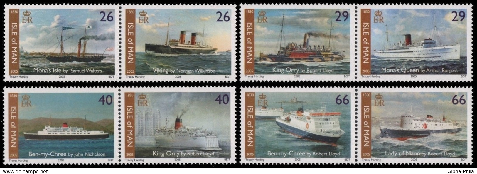 Isle Of Man 2005 - Mi-Nr. 1203-1210 ** - MNH - Schiffe / Ships - Sonstige & Ohne Zuordnung