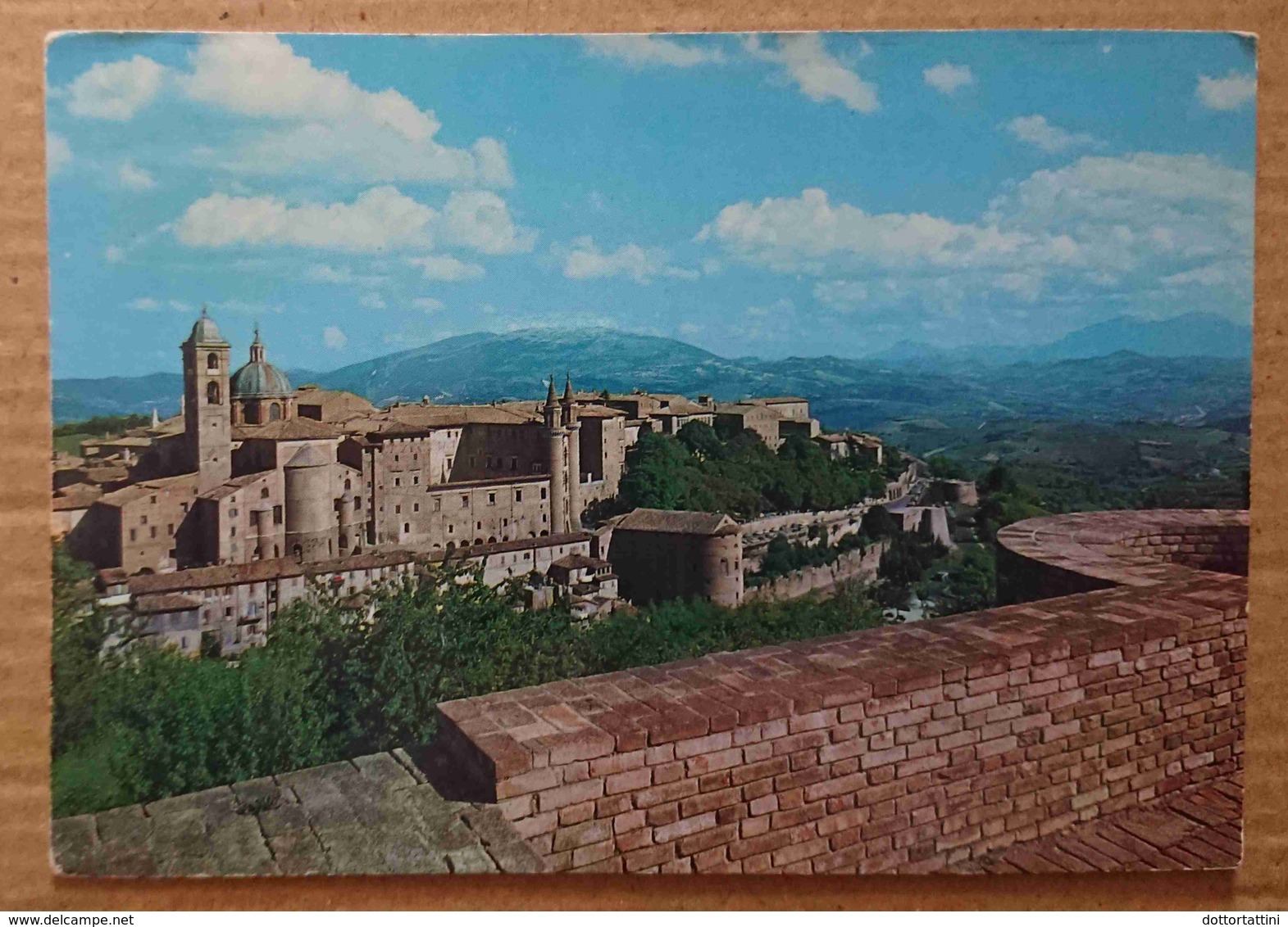 URBINO - PANORAMA  - Francobollo Garibaldi - Vg - Urbino