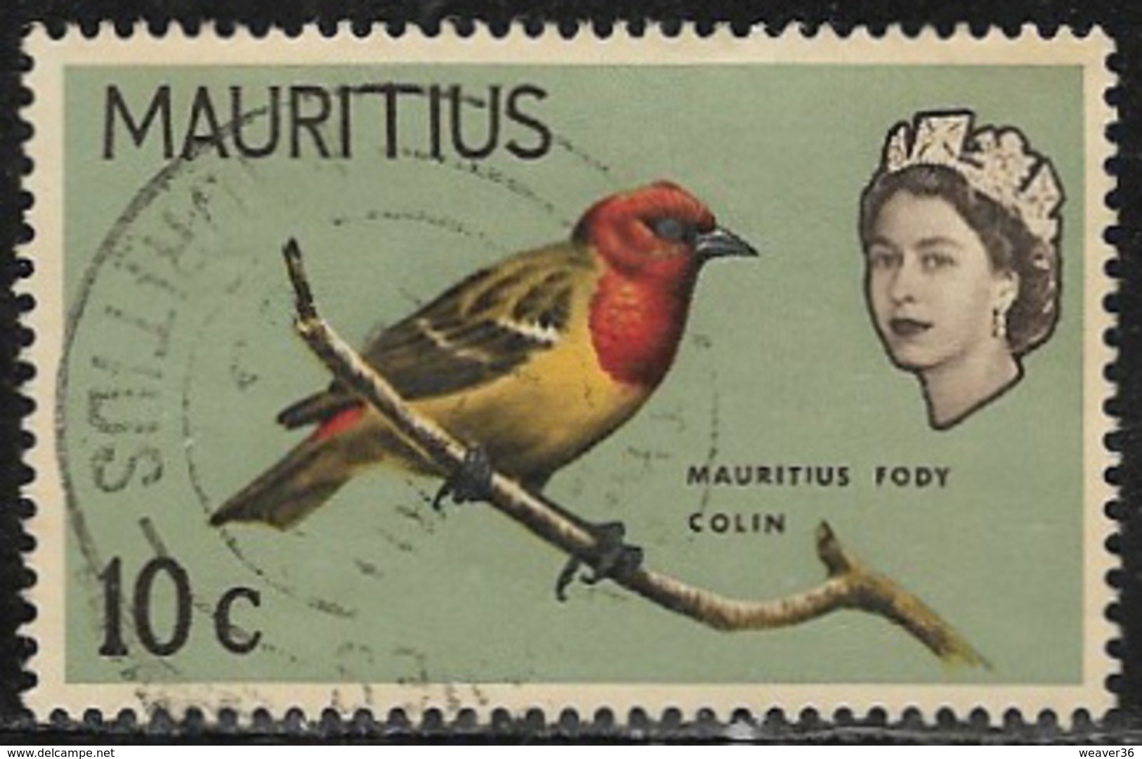 Mauritius SG321 1965 Definitive 10c Good/fine Used [40/32931/1D] - Mauritius (...-1967)