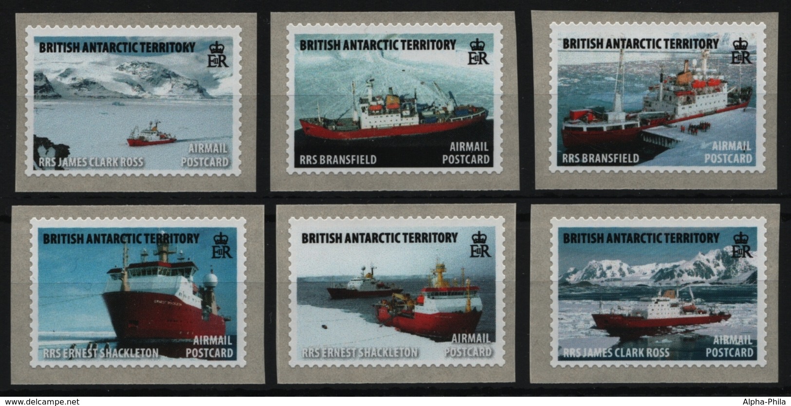 BAT / Brit. Antarktis 2011 - Mi-Nr. 584-589 ** - MNH - Schiffe / Ships - Ungebraucht