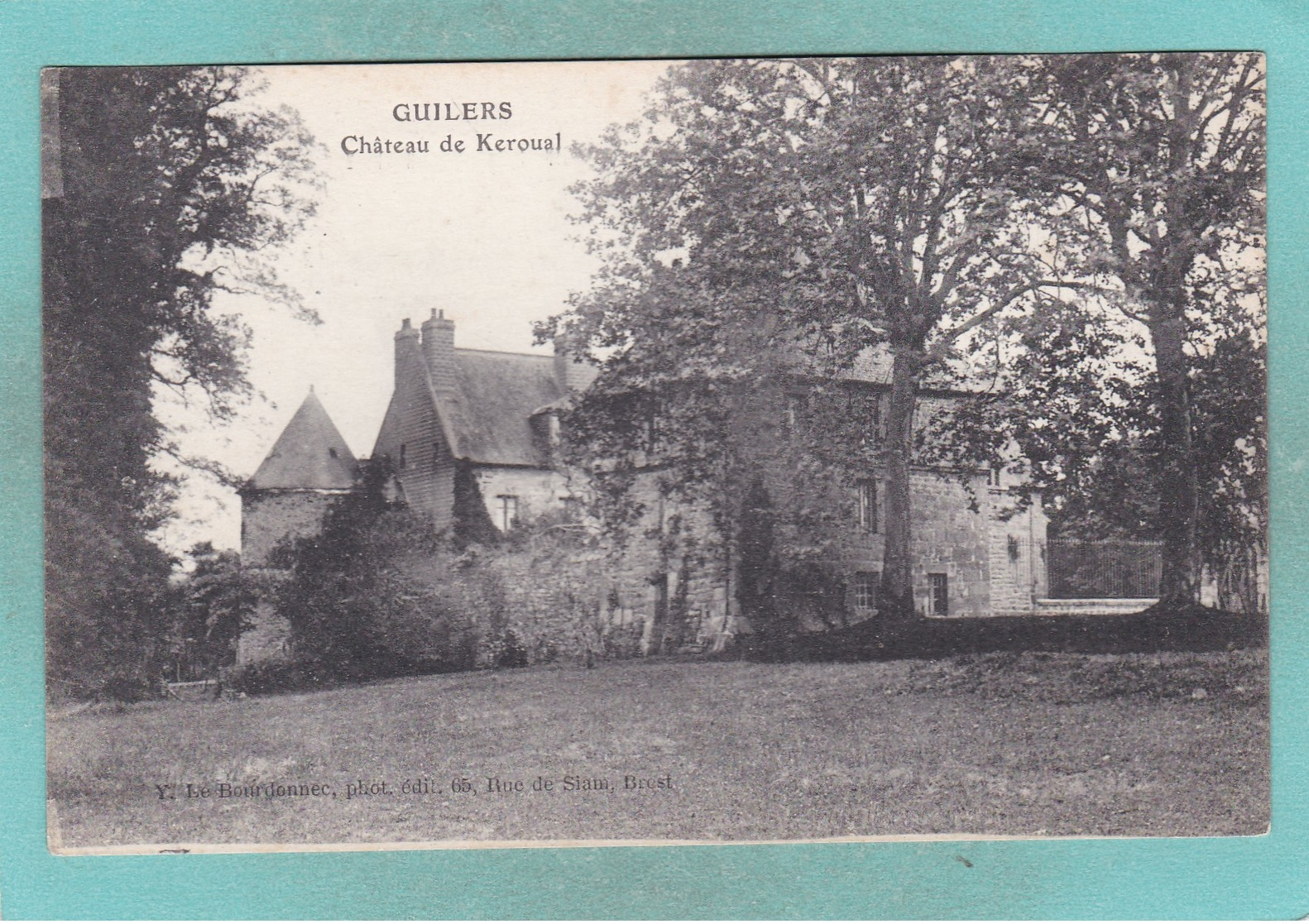 Small Postcard Of Chateau De Keroual,Guilers, Brittany, France,Q119. - Other & Unclassified