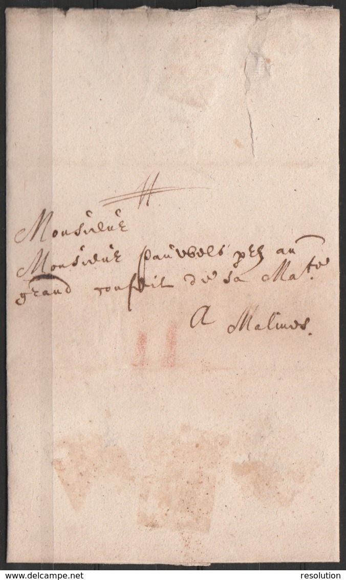 L. Datée 1613 De GANDT Pour MALINES - Port II à La Craie - 1598-1621 (Pays-Bas Indépendants)