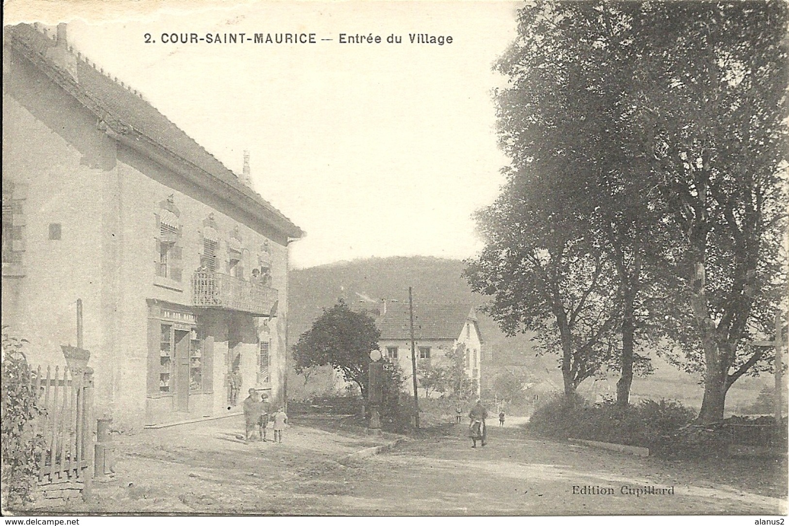 COUR SAINT MAURICE - 25 - Doubs - Entrée Du Village - Sonstige & Ohne Zuordnung