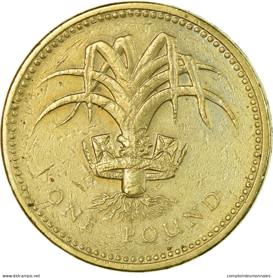 Monnaie, Grande-Bretagne, Elizabeth II, Pound, 1990, TB+, Nickel-brass, KM:941 - 1 Pound