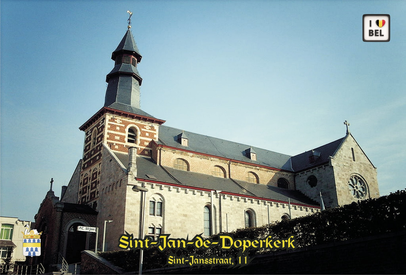 Set 9 Cartes Postales, églises, Churches Of Europe, Belgium, Tongeren, Sint-Jan-de-Doperkerk - Churches & Cathedrals