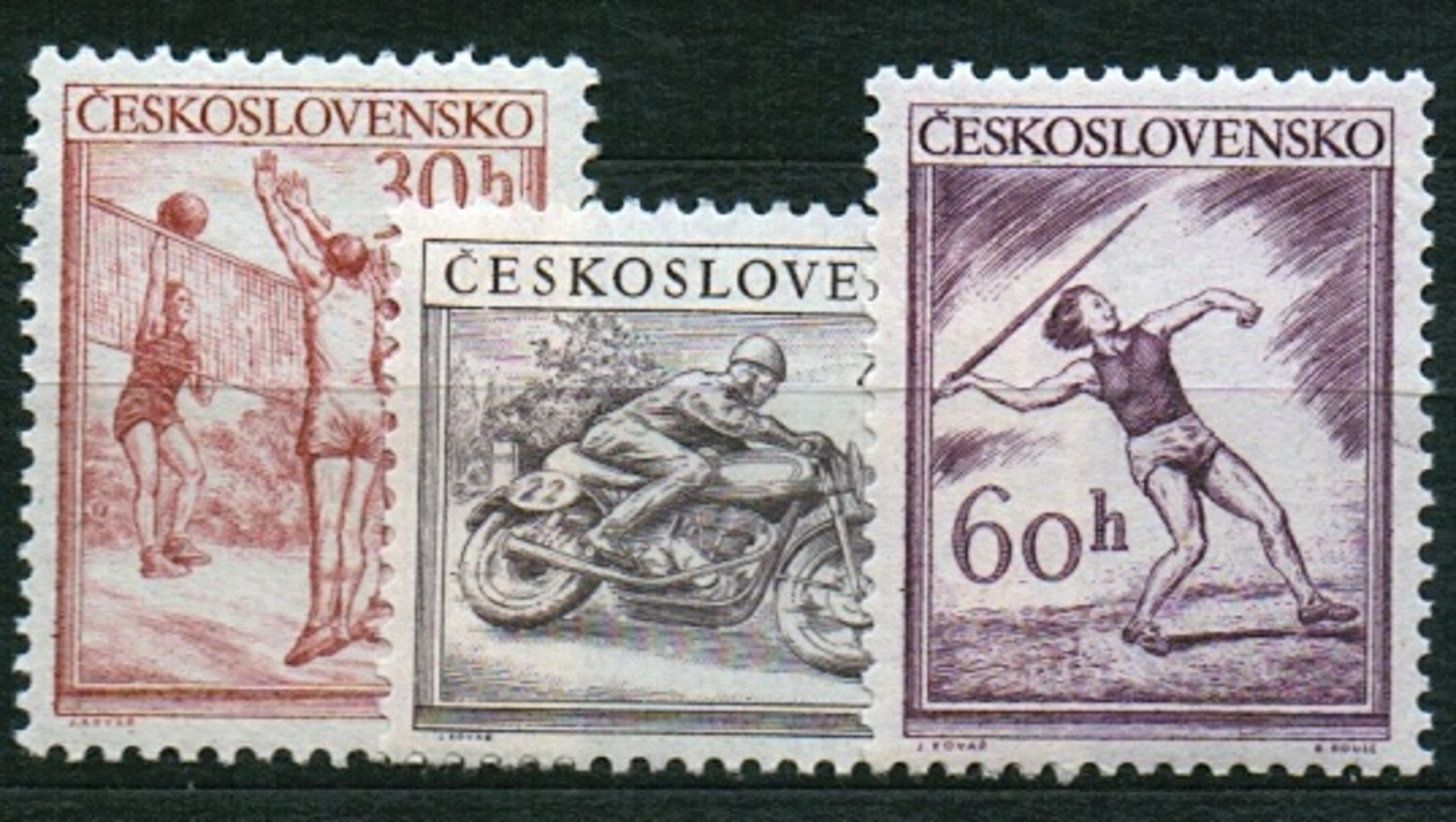 1953 Czechoslovakia MNH - Mi 823-825 ** MNH - Nuovi