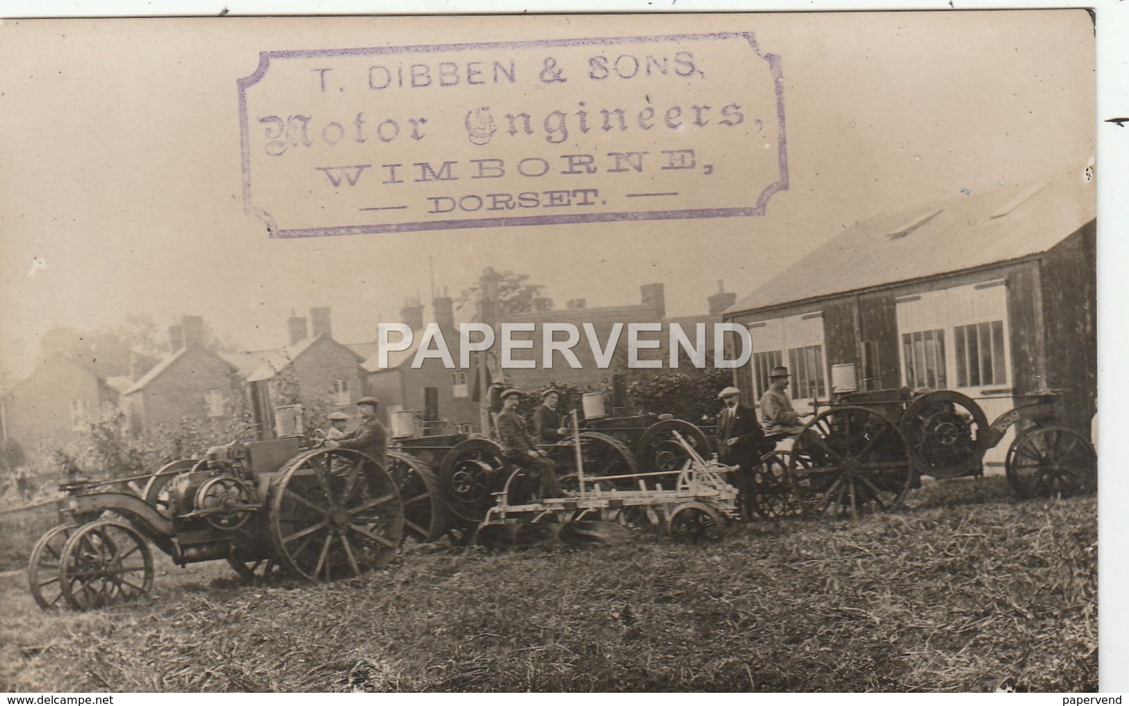 Dorset  WIMBORNE J.Dibben Agricultural Engineers Ivel Tractor RP  D272 - Altri & Non Classificati
