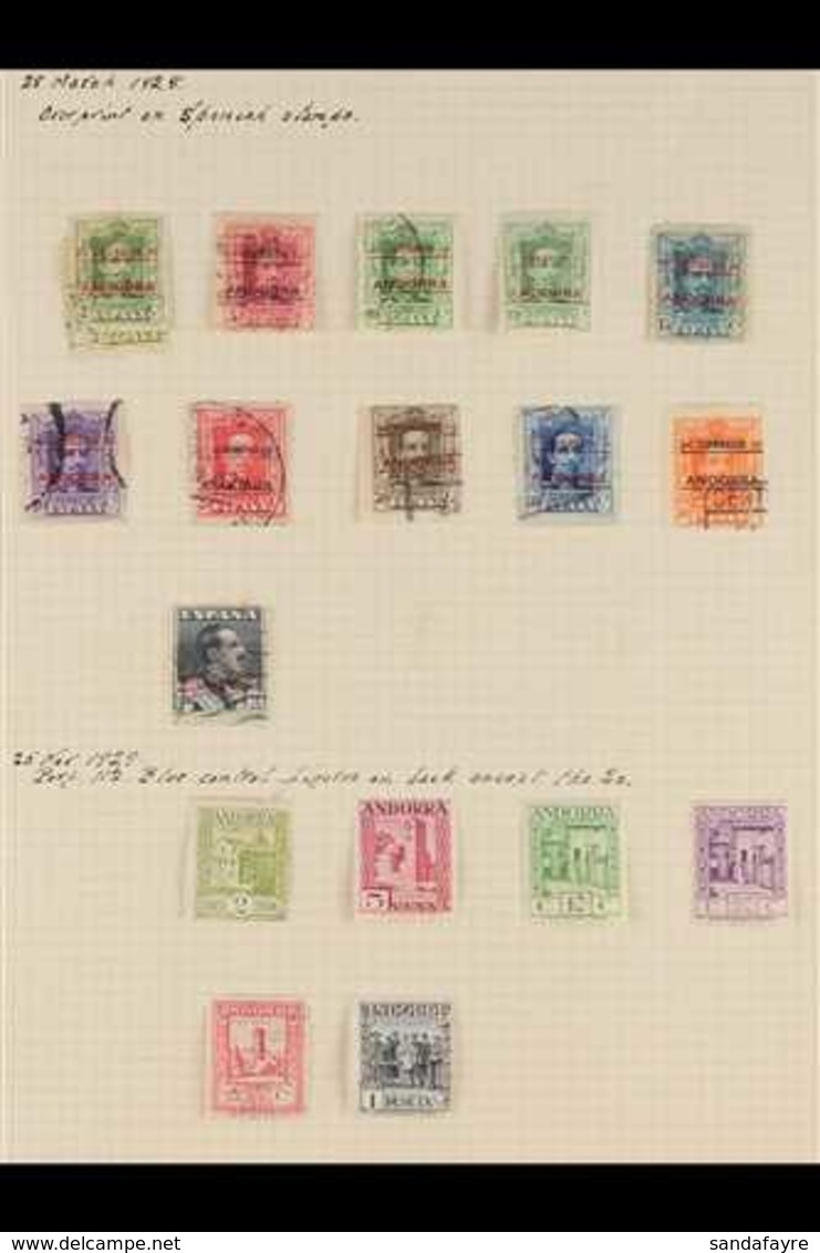 SPANISH 1928-1953 Mint And Used Collection On Album Pages. Note 1928 Alfonso Set To 1p Used, 1929-37 Perf 14 Set Used Pl - Altri & Non Classificati