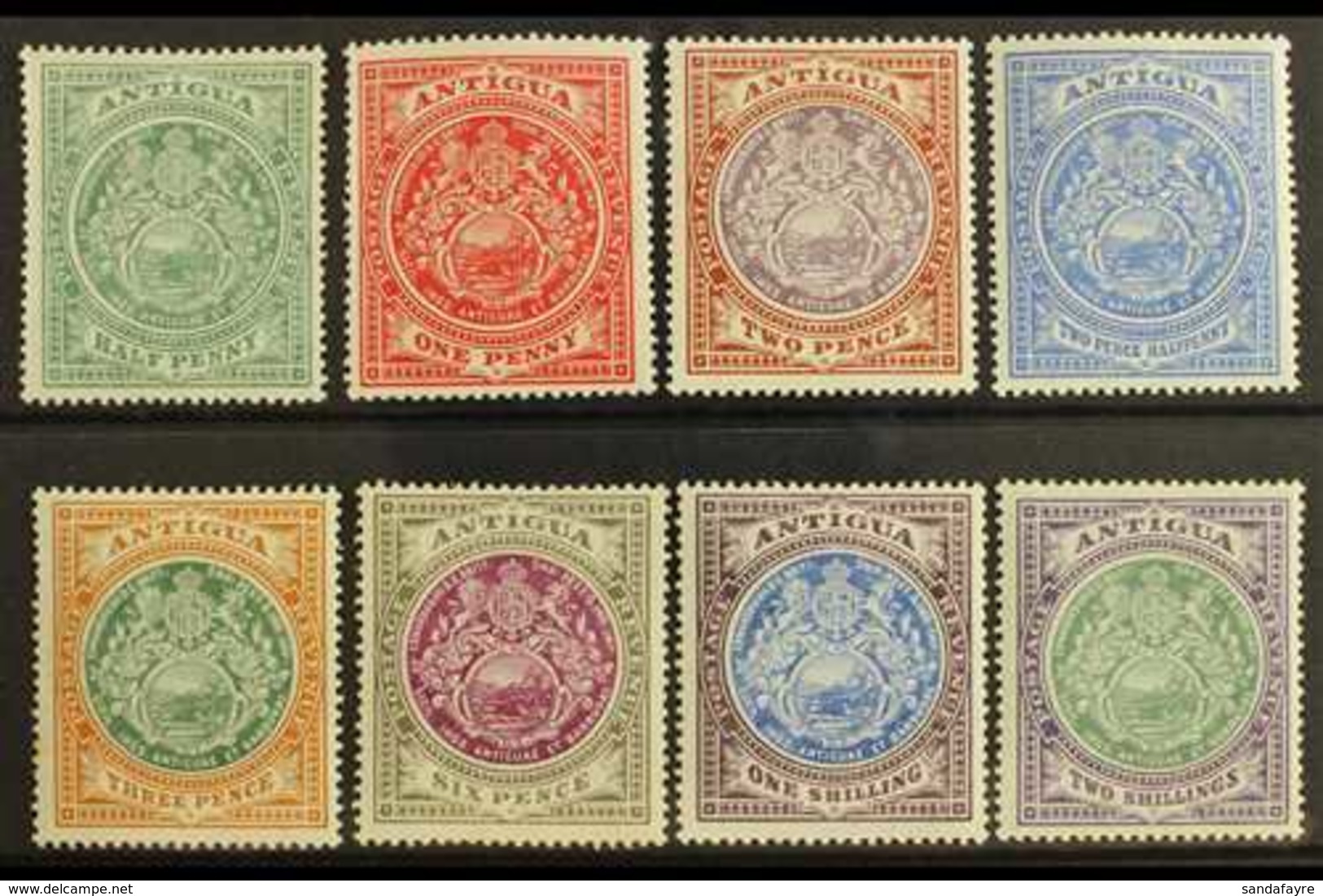 1908 - 17 Badge Of The Colony Set Complete, SG 41/50, Very Fine And Fresh Mint. (8 Stamps) For More Images, Please Visit - Other & Unclassified