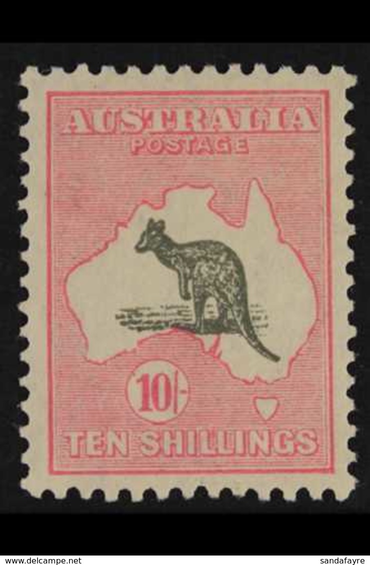 1929-30 10s Grey & Pink Kangaroo, SG 112, Superb Mint, Very Nice Centring, Very Fresh, A Lovely Stamp. For More Images,  - Altri & Non Classificati