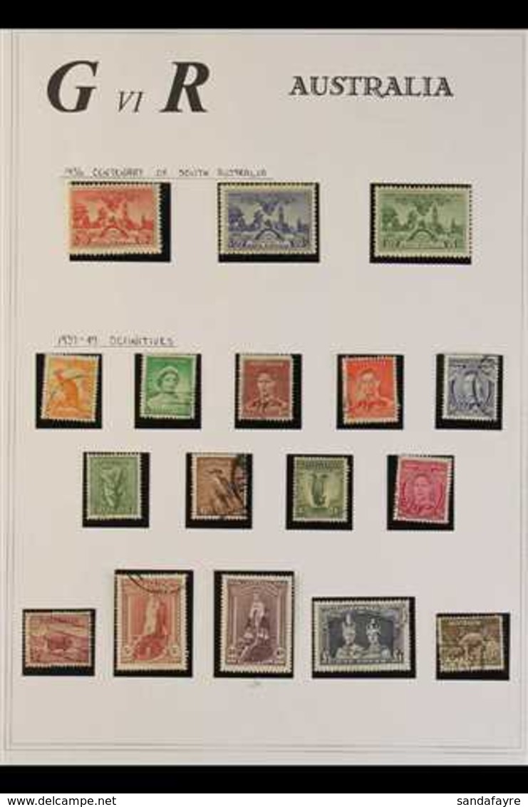 1936-52 ALL DIFFERENT COLLECTION A Mint Or Used Collection On Pages Which Includes 1936 South Australia Set Mint, 1937-4 - Sonstige & Ohne Zuordnung