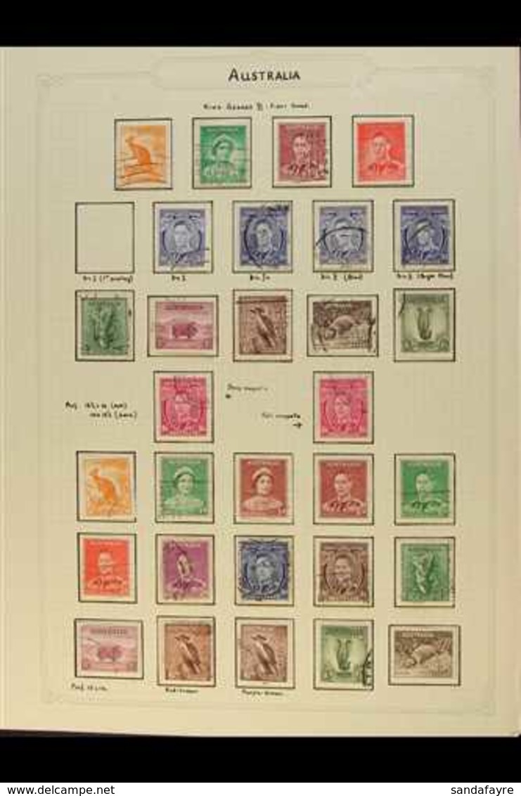 1937-70 VERY FINE USED COLLECTION. An Attractive Collection With Many Sets, Shade, Paper & Perforation Variants Presente - Other & Unclassified