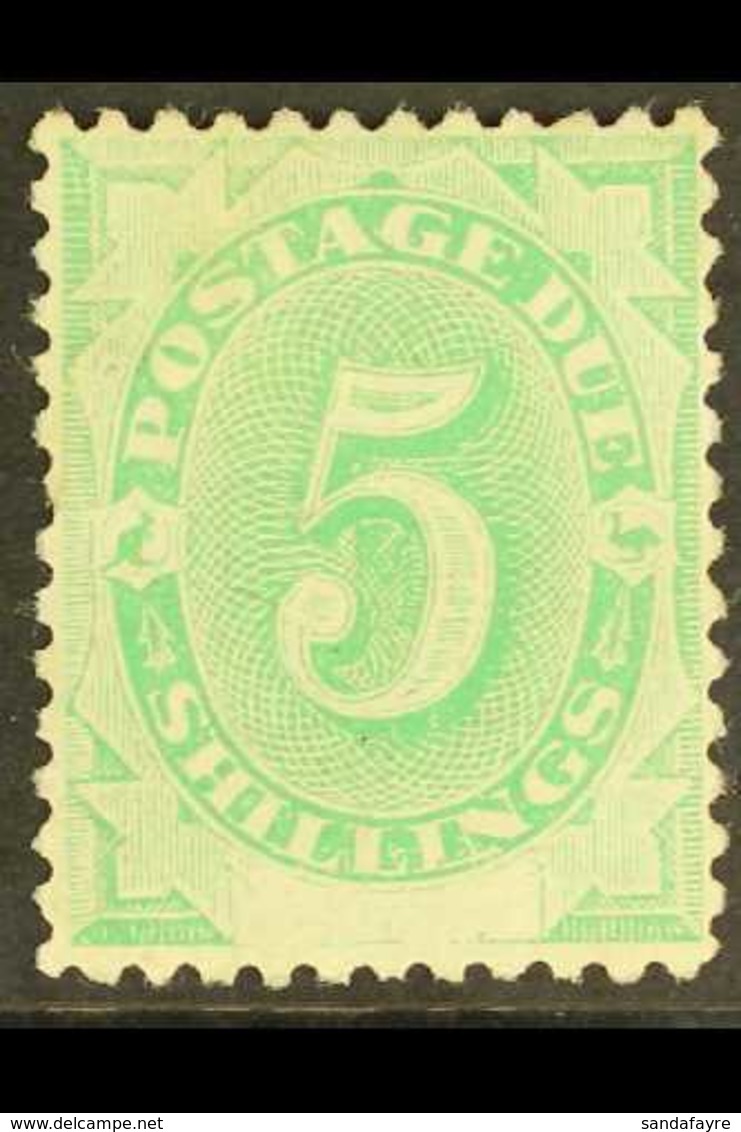 POSTAGE DUES 1902 5s Emerald Green, White Space At Foot, SG D8, Very Fine Mint. For More Images, Please Visit Http://www - Sonstige & Ohne Zuordnung