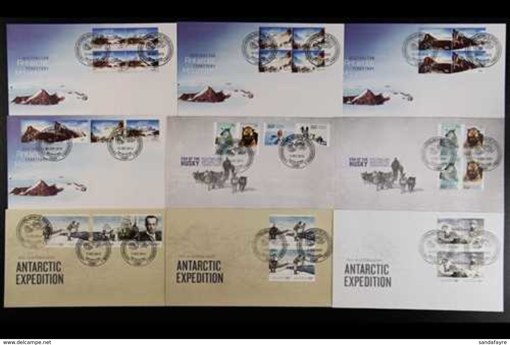 2010-2014 FIRST DAY COVERS CASEY STATION Superb Collection Of Illustrated Unaddressed All Different First Day Covers Can - Altri & Non Classificati