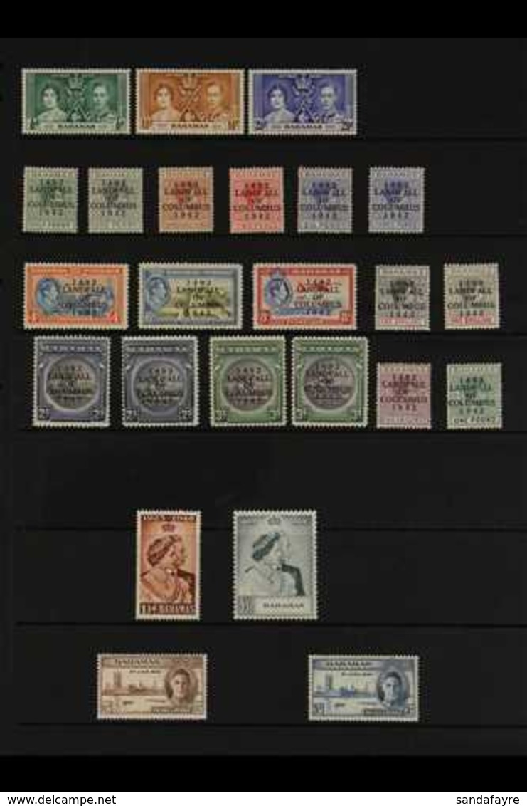 1937-1949 KGVI COMMEMORATIVES COMPLETE FINE MINT A Complete Run Of Sets Including 1942 Landfall Of Columbus And 1948 Ter - Other & Unclassified