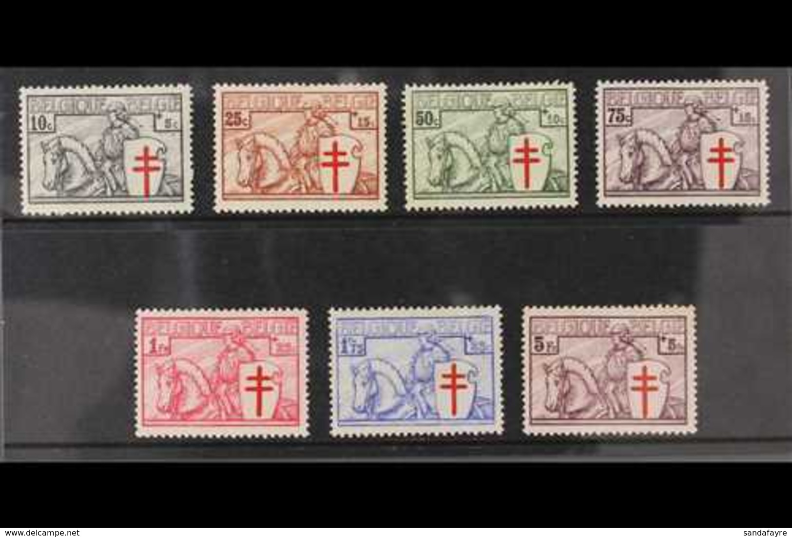 1934 Anti-TB Fund Complete Set COB 394/400, Never Hinged Mint. (7 Stamps) For More Images, Please Visit Http://www.sanda - Sonstige & Ohne Zuordnung