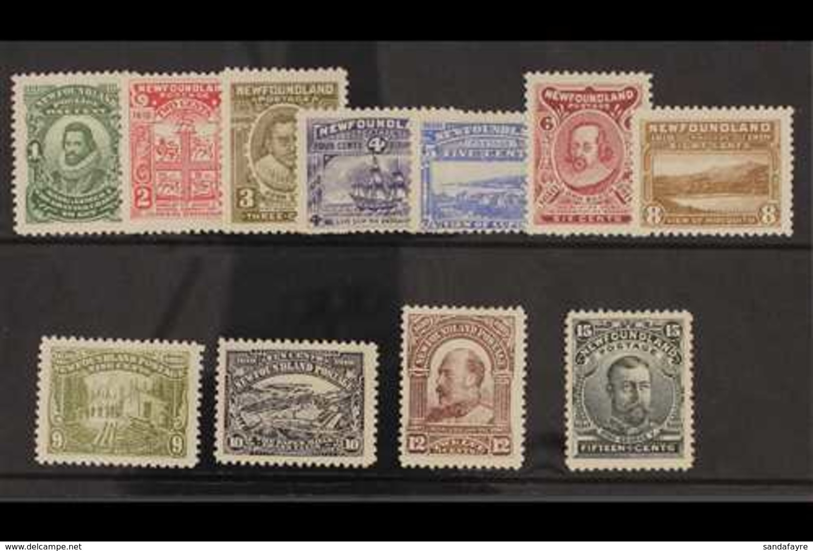 1910 James 1st Litho Set Complete, SG 95/105, Very Fine Mint. (11 Stamps) For More Images, Please Visit Http://www.sanda - Other & Unclassified