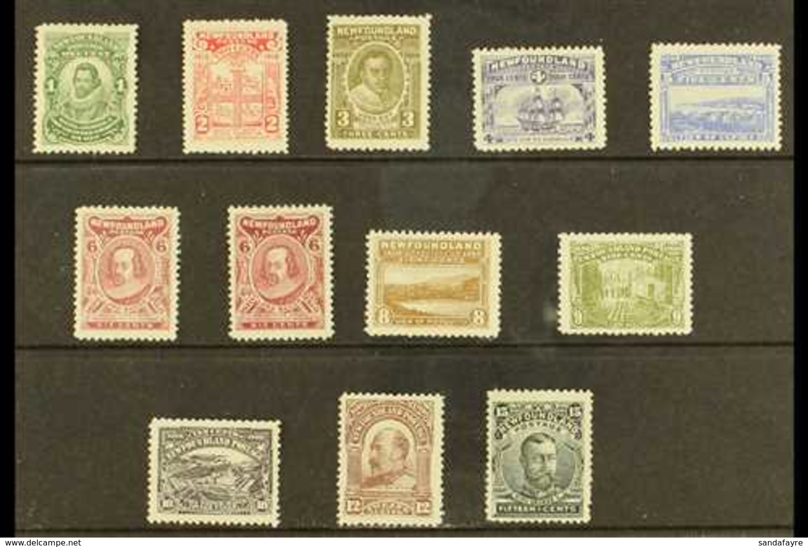 1910 Tercentenary Of Colonization Complete Set Perf 12, SG 95/105, Including Both Types 6c, Fine Fresh Mint. (12 Stamps) - Other & Unclassified