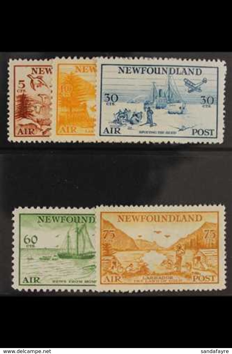 1933 "Labrador" Air Set Complete, SG 230/4, Very Fine Mint. (5 Stamps) For More Images, Please Visit Http://www.sandafay - Sonstige & Ohne Zuordnung