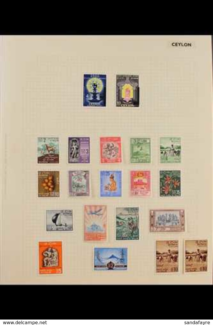 1953-1976 MINT & USED COLLECTION With Many Blocks On Leaves, Often Includes Both Mint & Used Examples, Note 1958-62 Pict - Ceylon (...-1947)