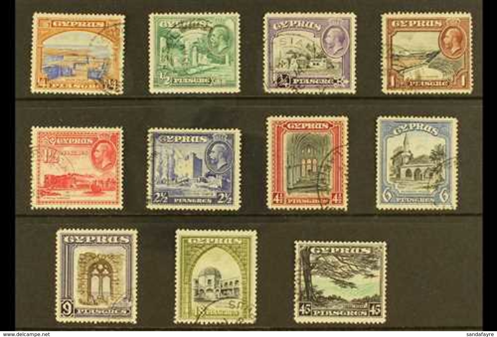 1934 Pictorial Definitives,  Complete Set, SG 133/43, Very Fine Used (11 Stamps). For More Images, Please Visit Http://w - Sonstige & Ohne Zuordnung
