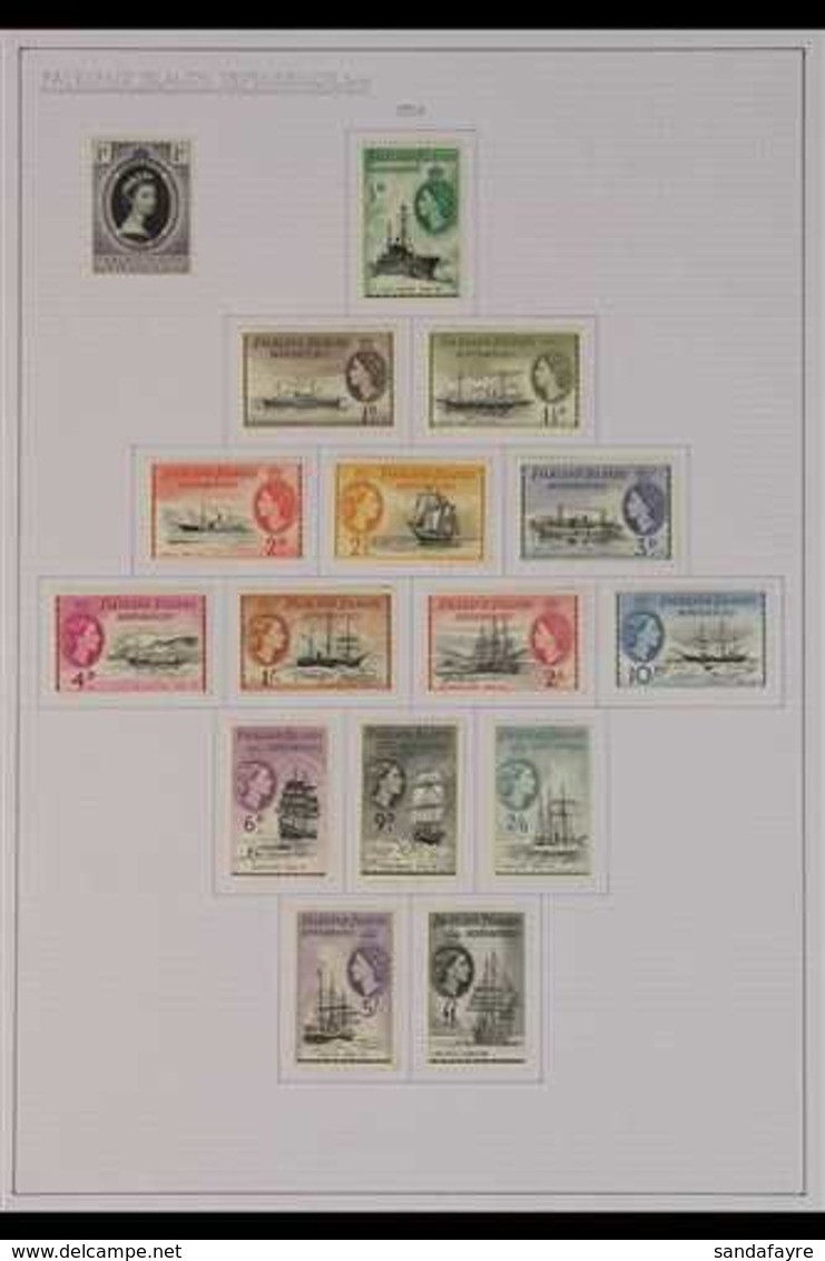 1953-1962 COMPLETE VERY FINE MINT A Complete Basic Run, SG G25/G44, Including The Definitive Set. Also The 1956 Expediti - Falkland