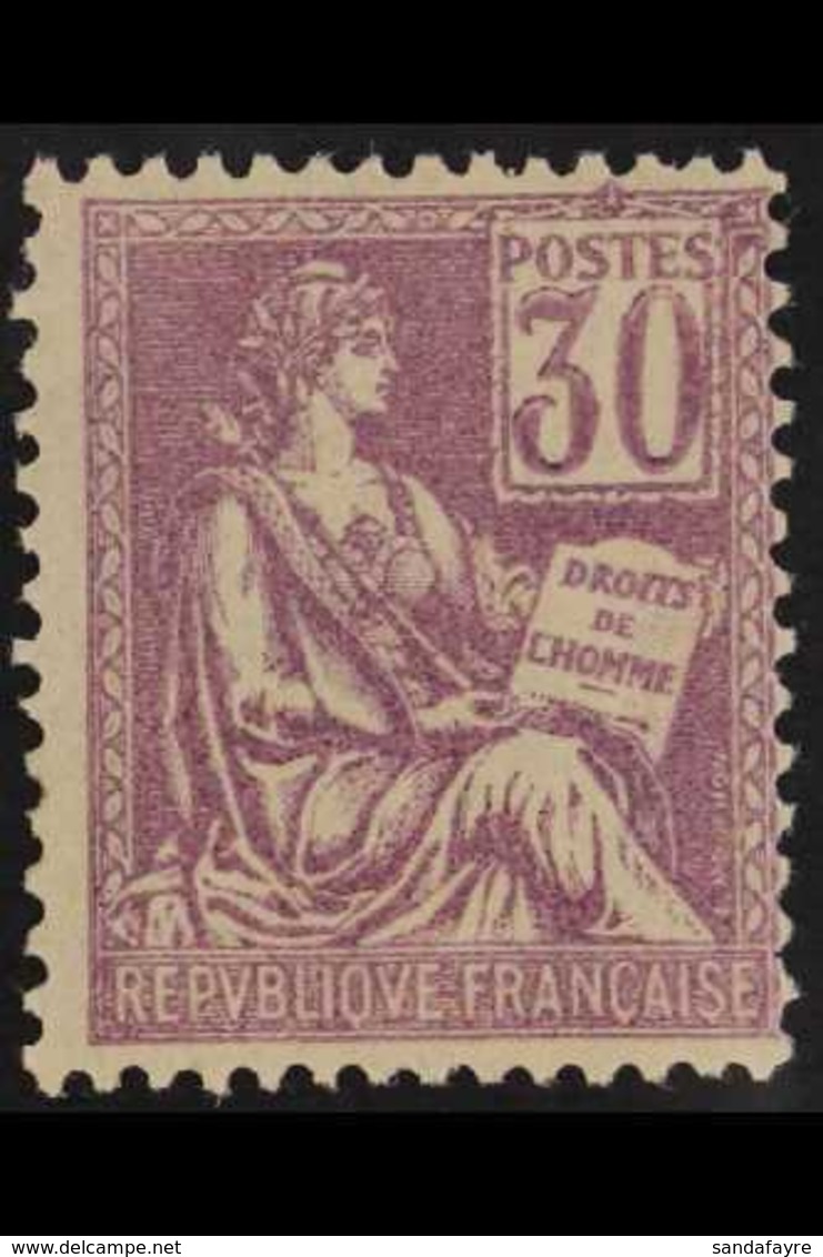 1900 30c Mauve Mouchon (Yvert 115, SG 299), Never Hinged Mint, Centred To Right, Good Colour. For More Images, Please Vi - Altri & Non Classificati