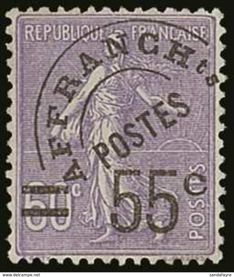 PRECANCELS (PREOBLITERES) 1922-47 55c On 60c Violet, Yvert 47, Never Hinged Mint For More Images, Please Visit Http://ww - Altri & Non Classificati