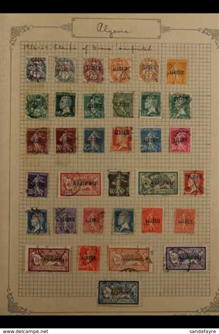 ALGERIA 1924-1958 INTERESTING MINT & USED COLLECTION With Some Covers In An Album, Includes 1924-25 Opts Set Used, Plus  - Altri & Non Classificati