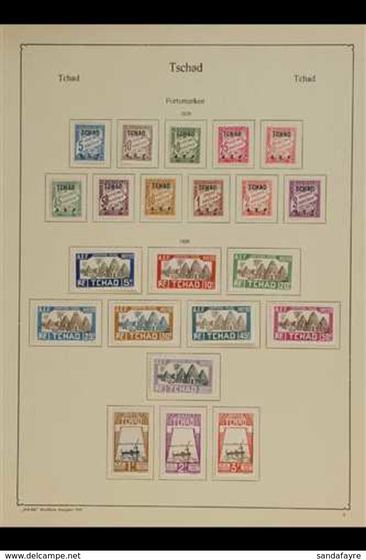 CHAD 1924-1933 FINE MINT All Different Collection. With 1924-33 Most Values To 5f, 1925-27 Surcharge Range To 3f On 5f,  - Sonstige & Ohne Zuordnung