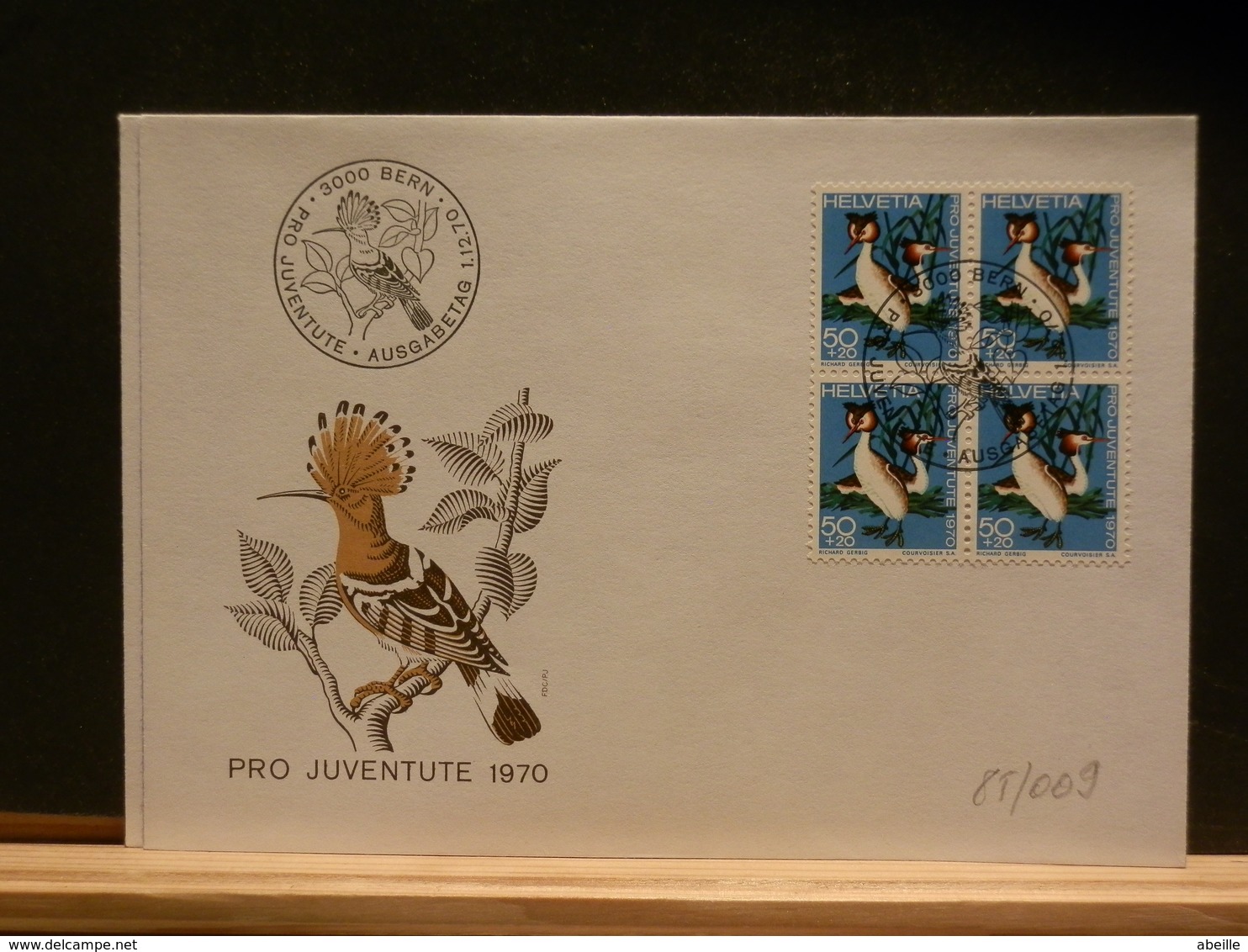 85/009  PRO JUVENTUTE 1970 - FDC