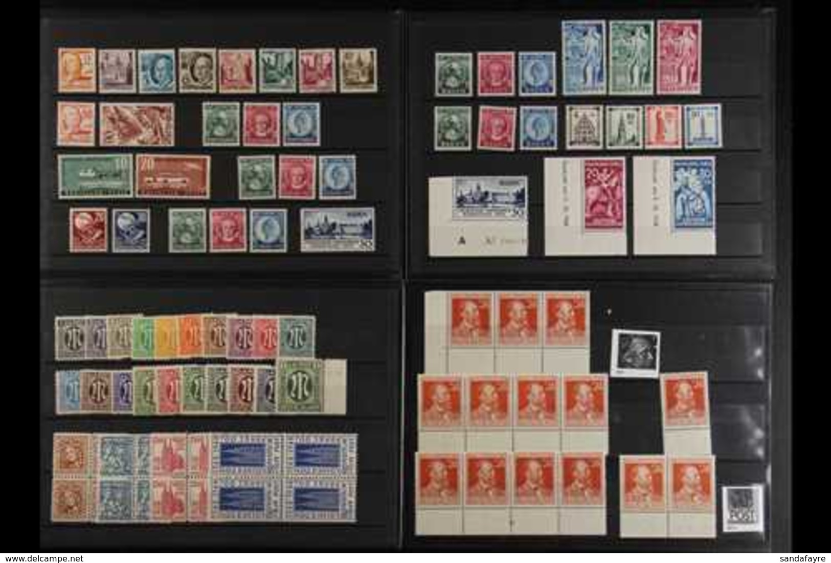 1945-1949 NEVER HINGED MINT EX DEALERS STOCK. A Useful Nhm Range Presented On Stock Cards That Includes GENERAL ISSUES 1 - Sonstige & Ohne Zuordnung