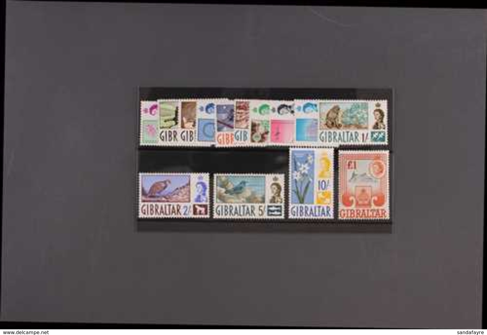 1960-62 Definitives Complete Set, SG 160/73, Never Hinged Mint. (14 Stamps) For More Images, Please Visit Http://www.san - Gibilterra