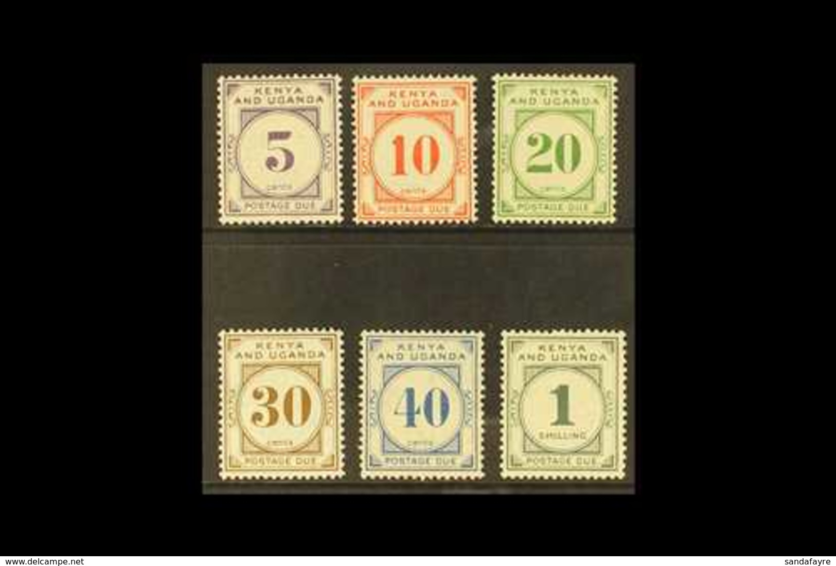 1928-33 Postage Due Set, SG D1/6, Fine Mint. (6 Stamps) For More Images, Please Visit Http://www.sandafayre.com/itemdeta - Vide